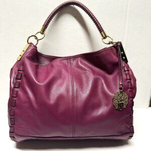 Vince Camuto purple/plum leather shoulderbag
